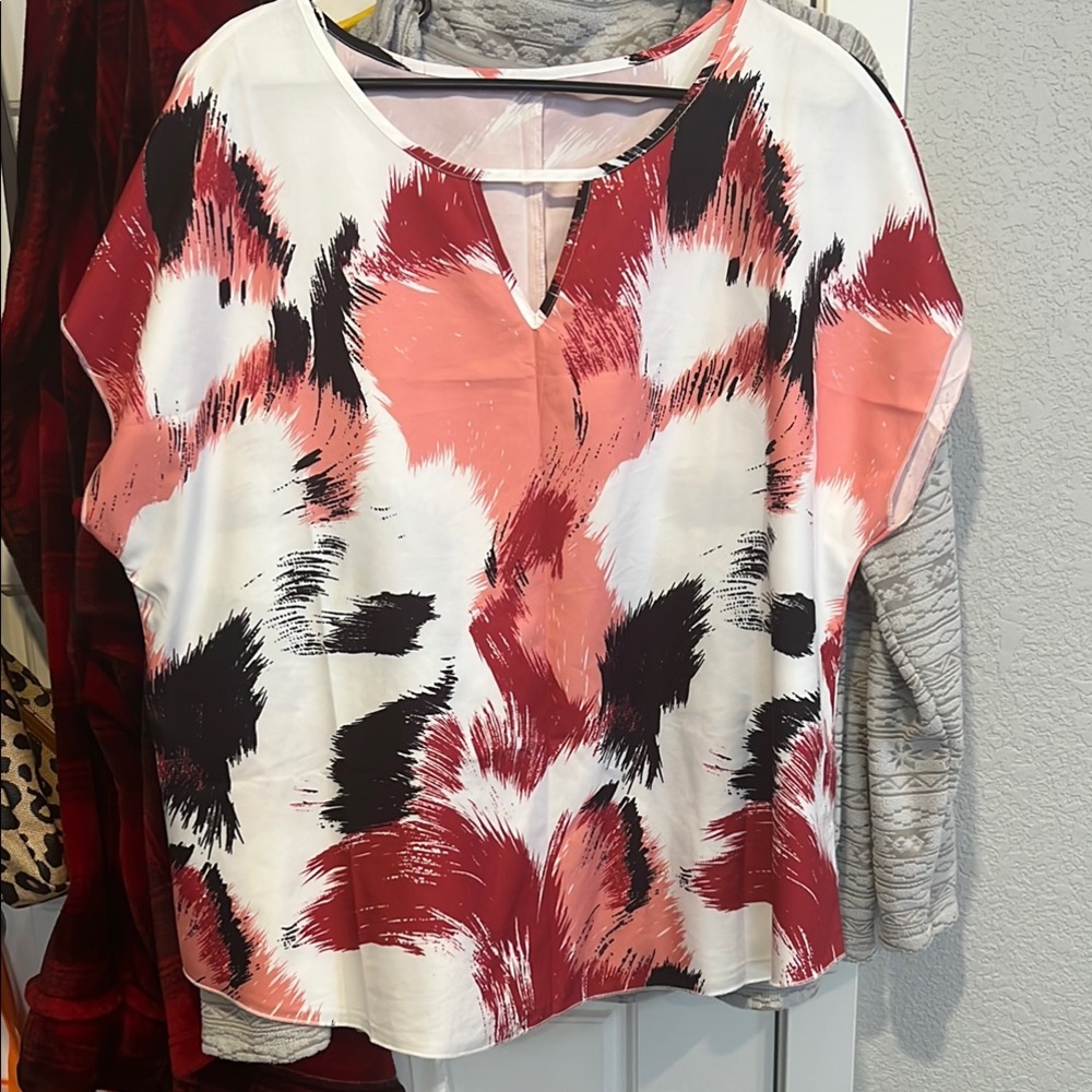 Abstract Print Women's Top